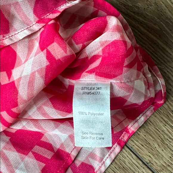 CAbi Pink and White Camisole - Picture 3 of 4